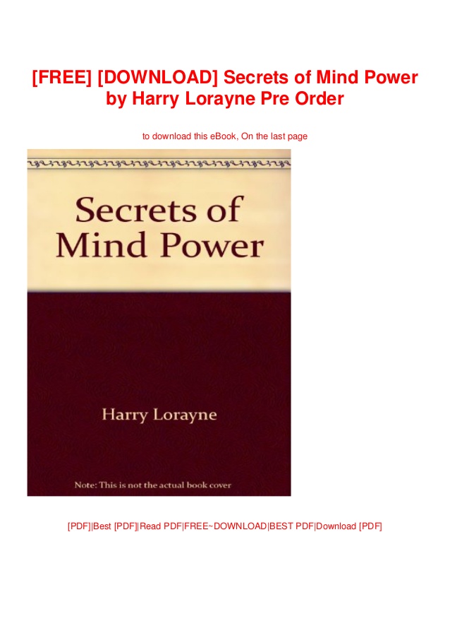Harry lorayne memory system